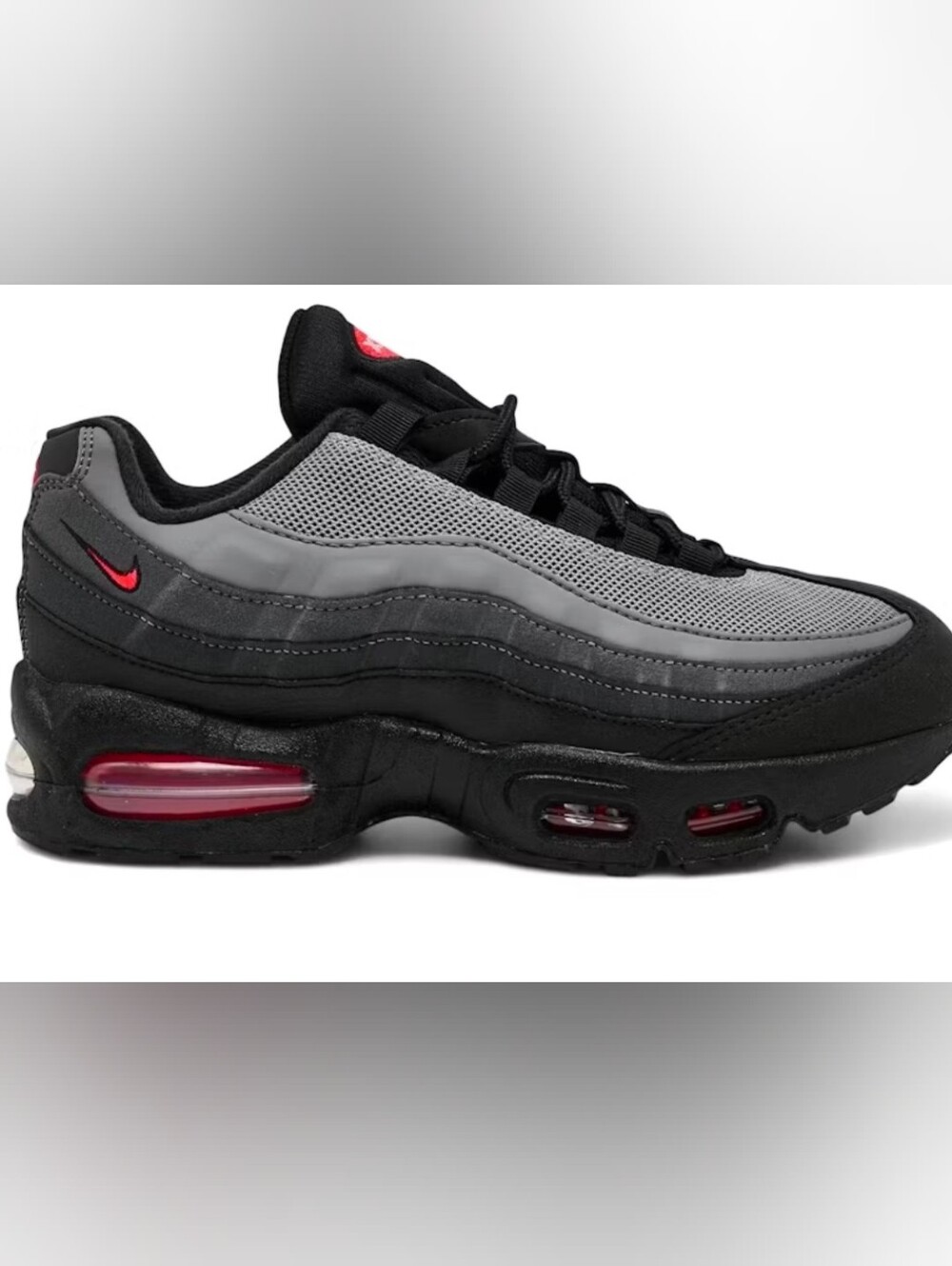 Nike Air Max 95 in Black, Gray & Red Accents